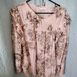 Flowery dress shirt
